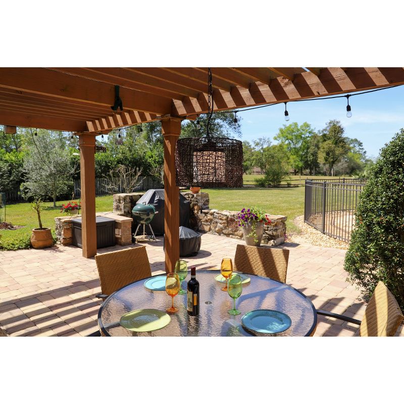 Outdoor Pendant Light Kenroy Bronze Metal