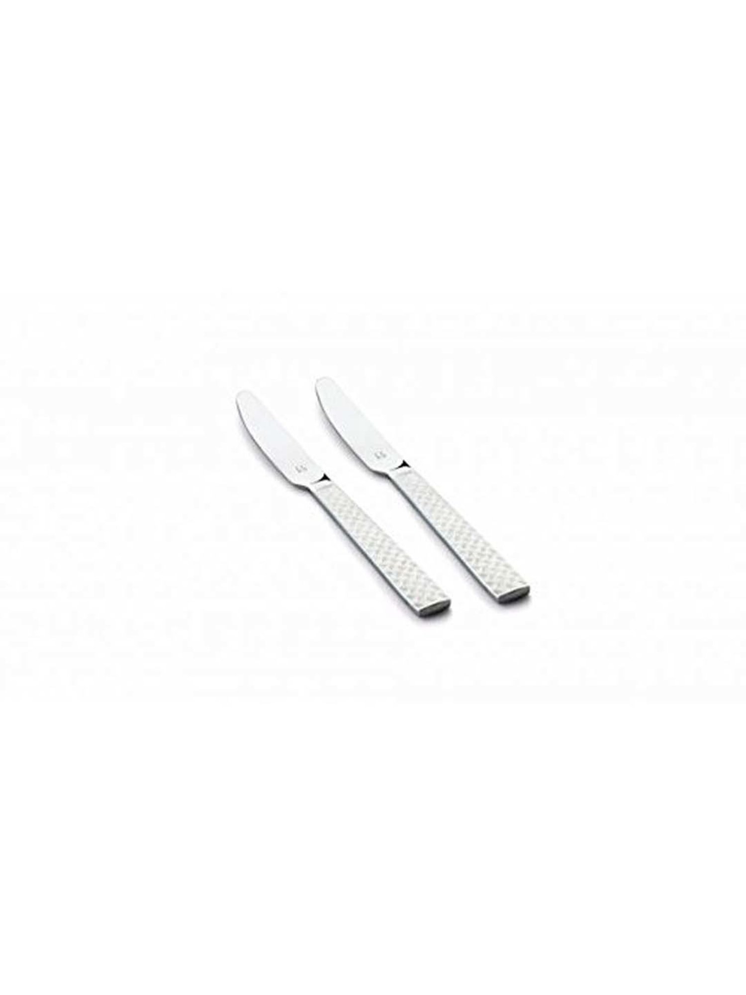 Pure Home and Living Silver Stainless Steel Textured Cutlery sets
