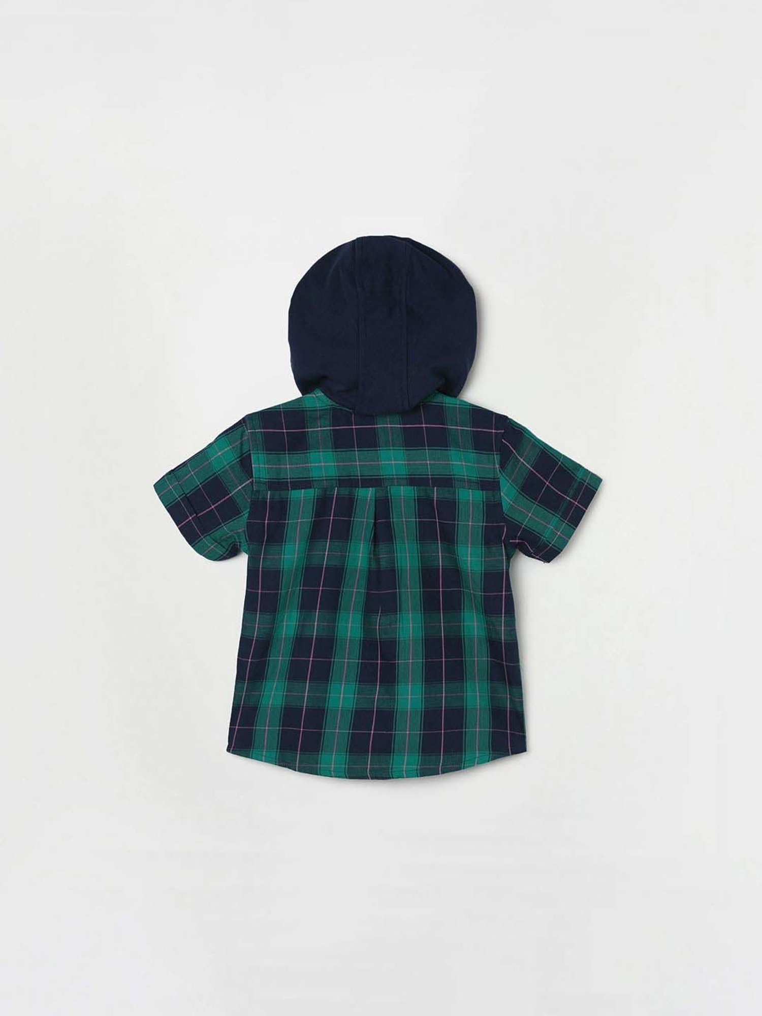 Pantaloons Baby White Cotton Printed Shirt