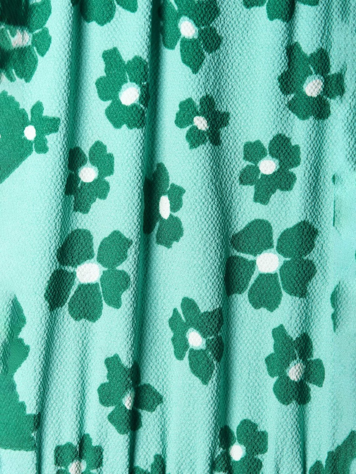 Coolsters by Pantaloons Kids Green Cotton Floral Print Dress