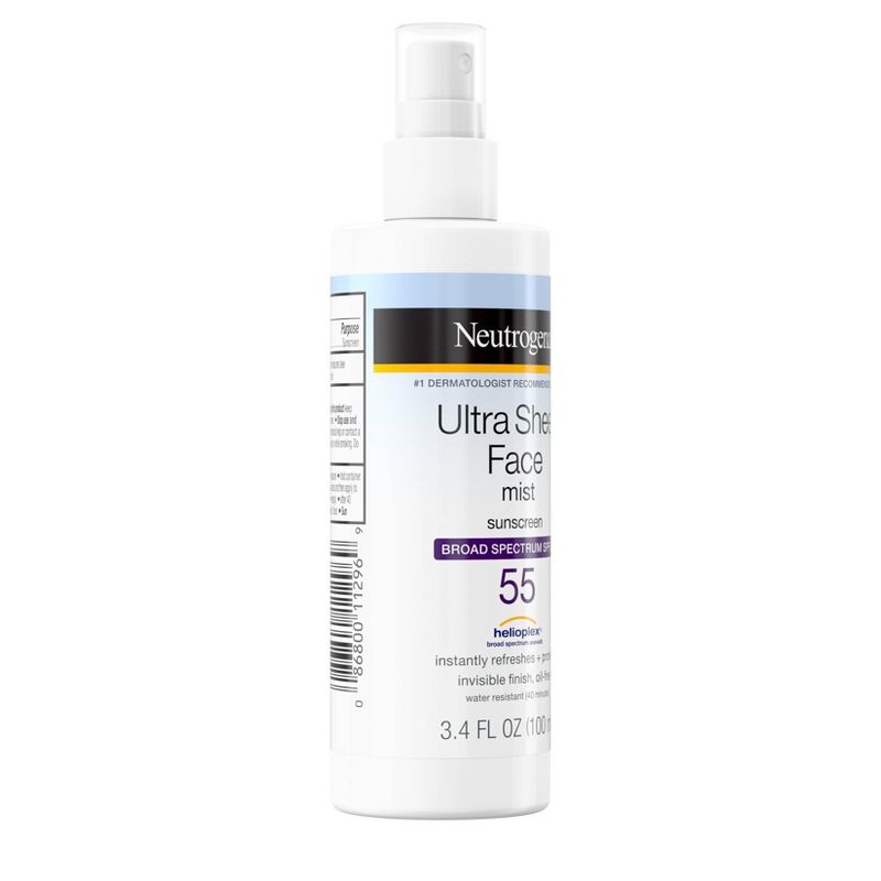 Neutrogena Ultra Sheer Face Mist - SPF 55 - 3.4 fl oz