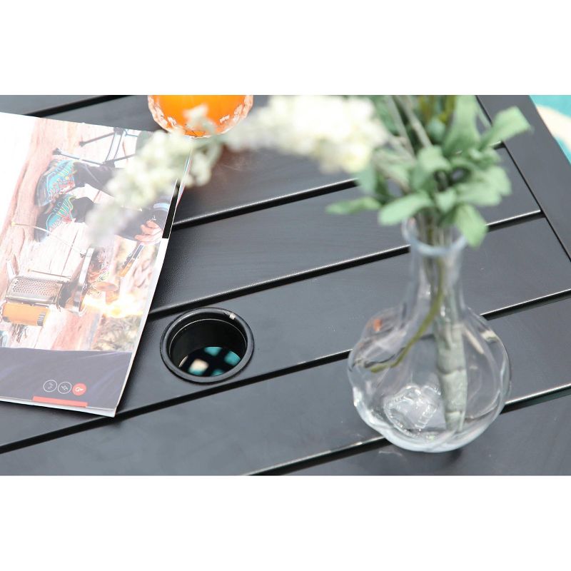 Square Bistro Table Base Stand with 1.57" Hole - Captiva Designs