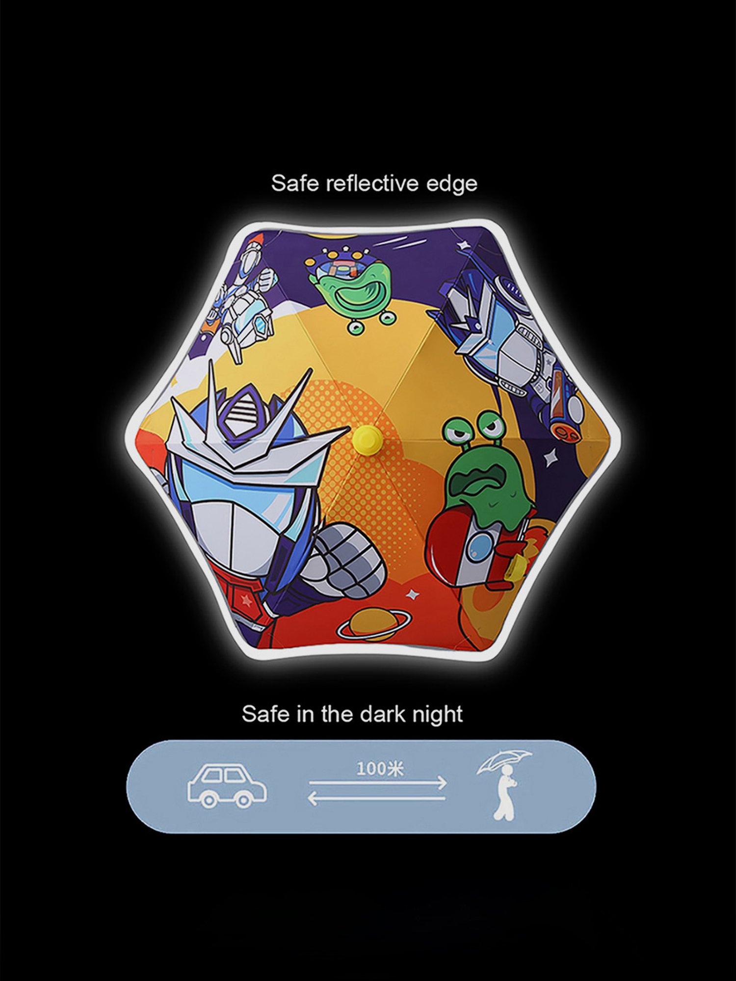 Little Surprise Box LLP Blue Polyester Kids Umbrella