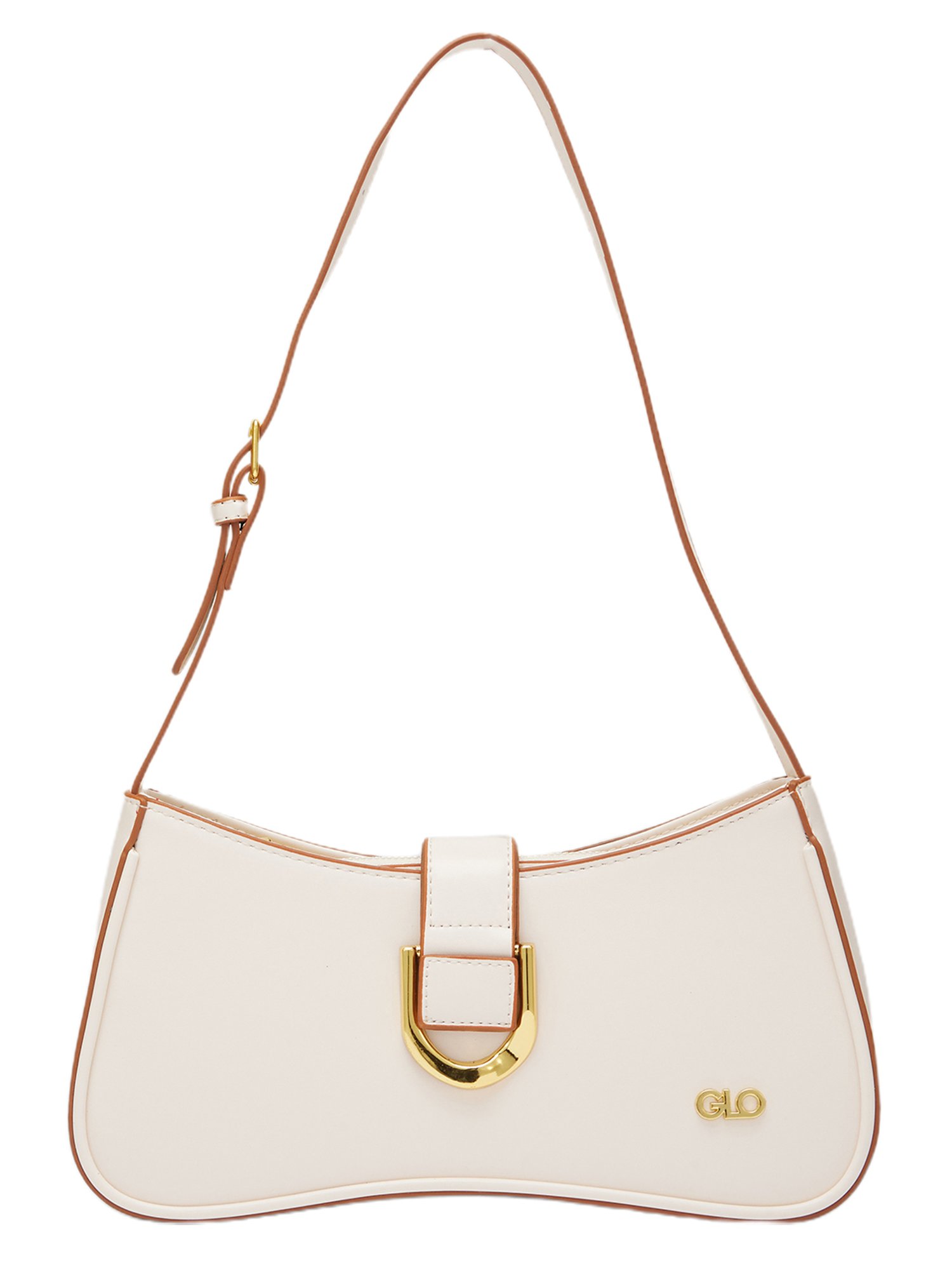Globus Women White Solid Vegan Leather Handheld Bag