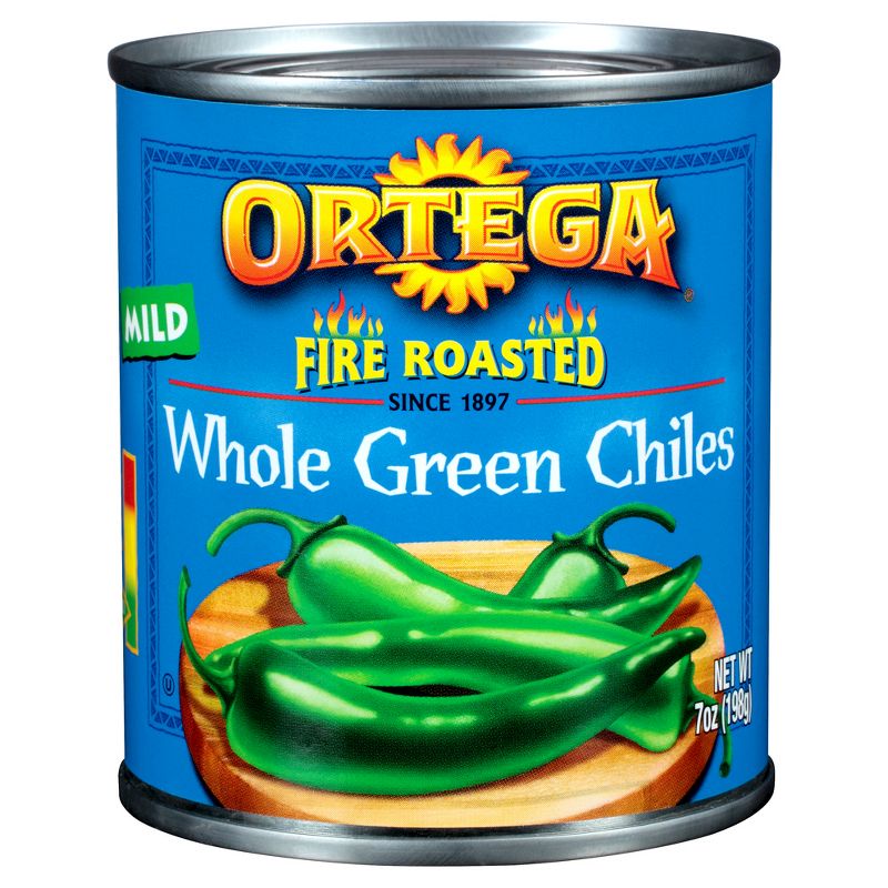 Ortega Fire Roasted Whole Green Chiles 7 oz