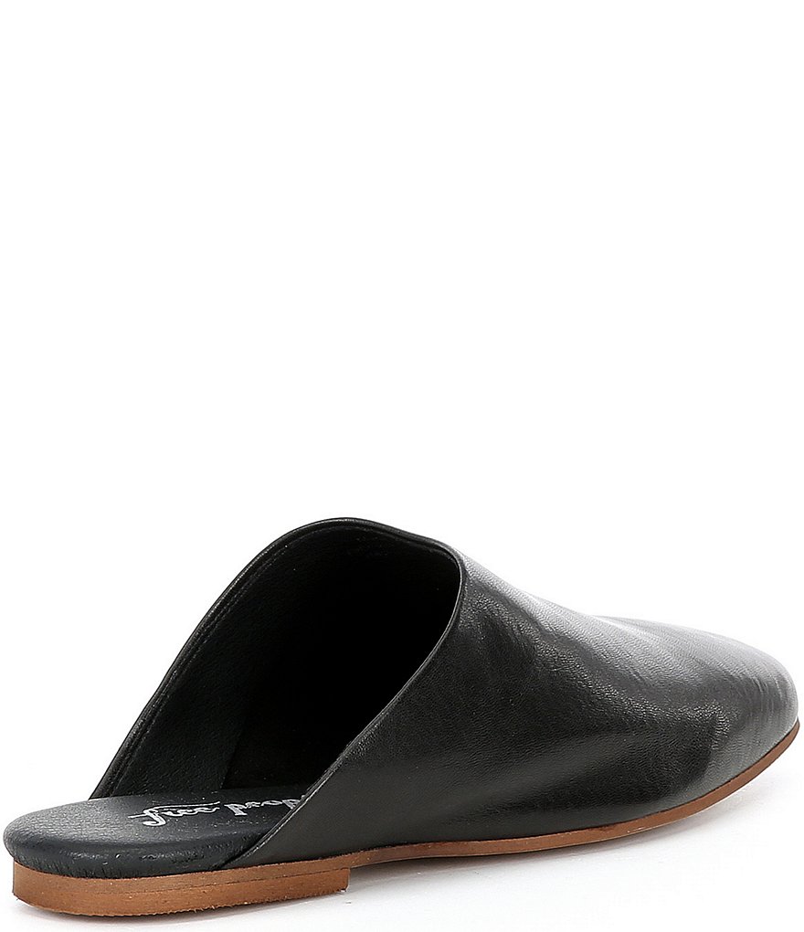 Free People Reese Leather Flat Mules