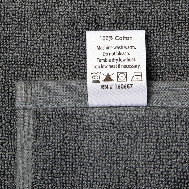 Juvale 2 Pack Monogrammed Hand Towels, Letter B Embroidered Gift (16 x 30 in, Grey)