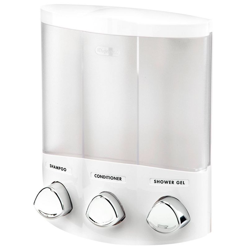 Better Living Products Euro Three Chamber Dispenser-White