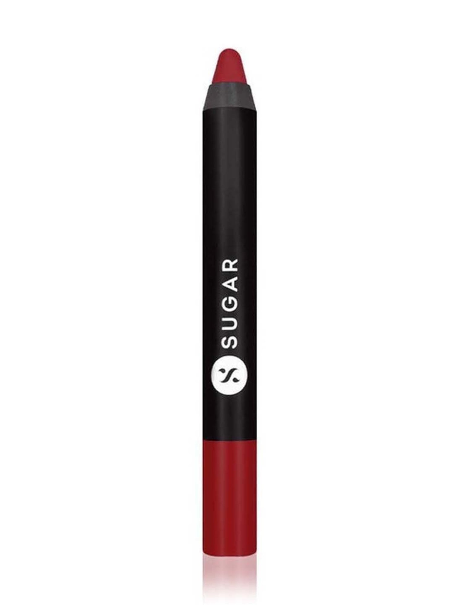 Sugar Cosmetics Matte As Hell Crayon Lipstick 10 Cherry Darling - 2.8 gm
