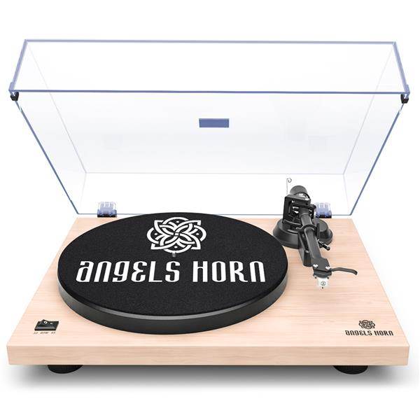 Record Player Turntable with Built-in Phono Preamp and Belt Drive