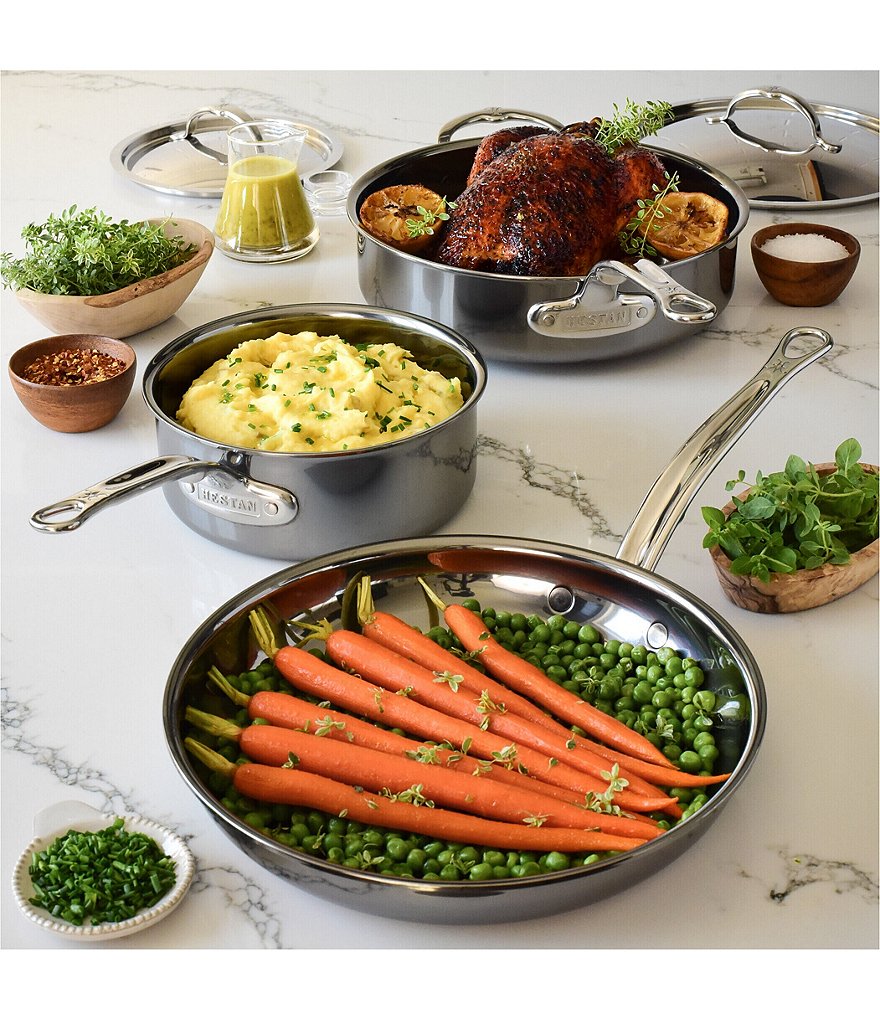Hestan NanoBond Titanium Stainless Steel Essential Set, 5-Piece