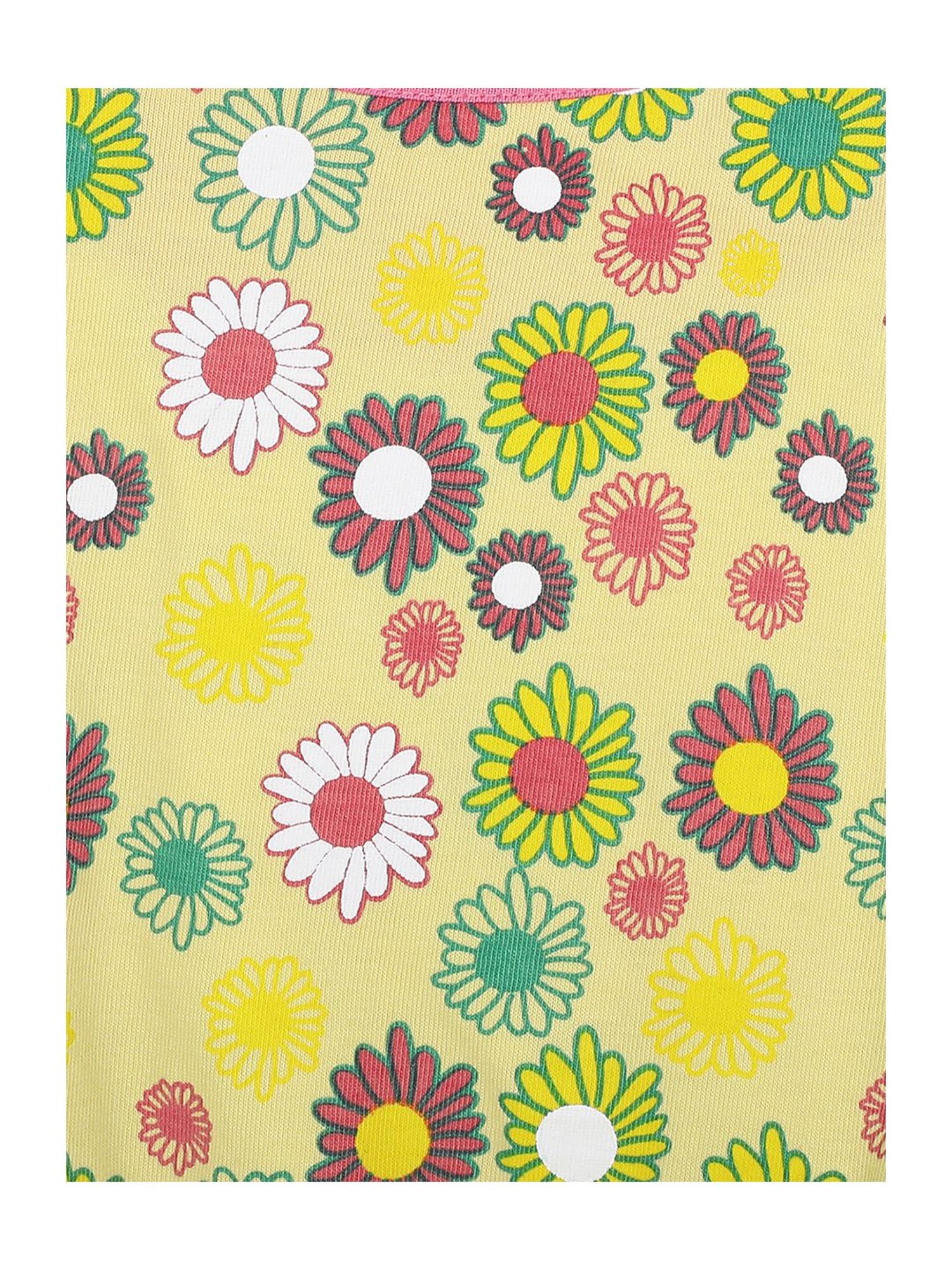 Elle Kids Multicolor Cotton Printed Dress