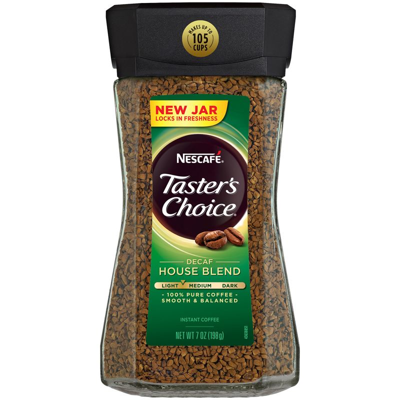 Nescafé Taster's Choice House Blend Light Roast Instant Coffee - Decaf - 7oz