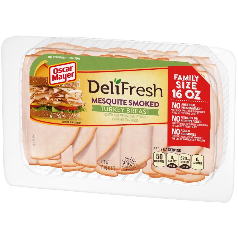Oscar Mayer Deli Fresh Mesquite Smoked Turkey Breast - 16oz