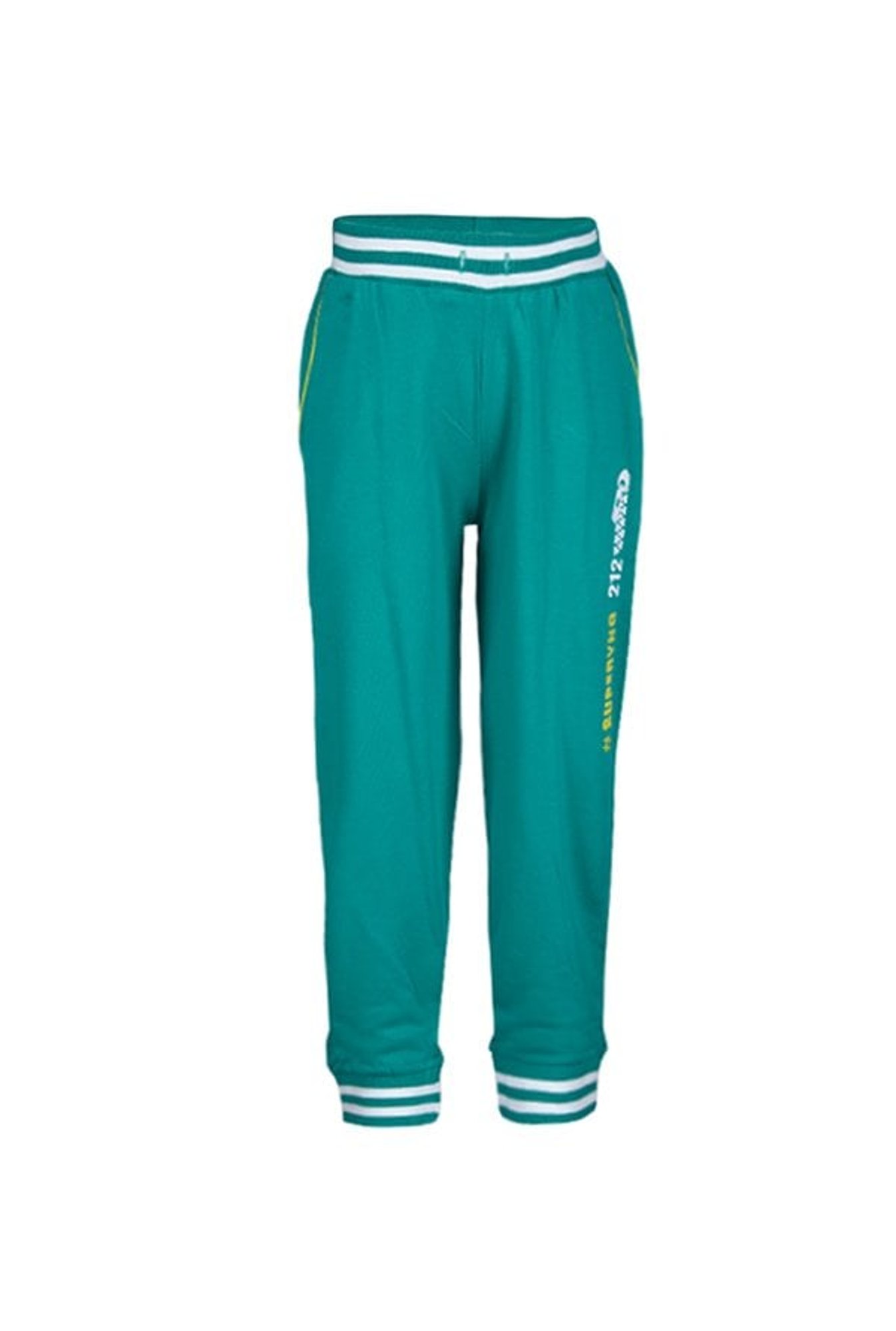 Superyoung Boys Teal Solid Joggers
