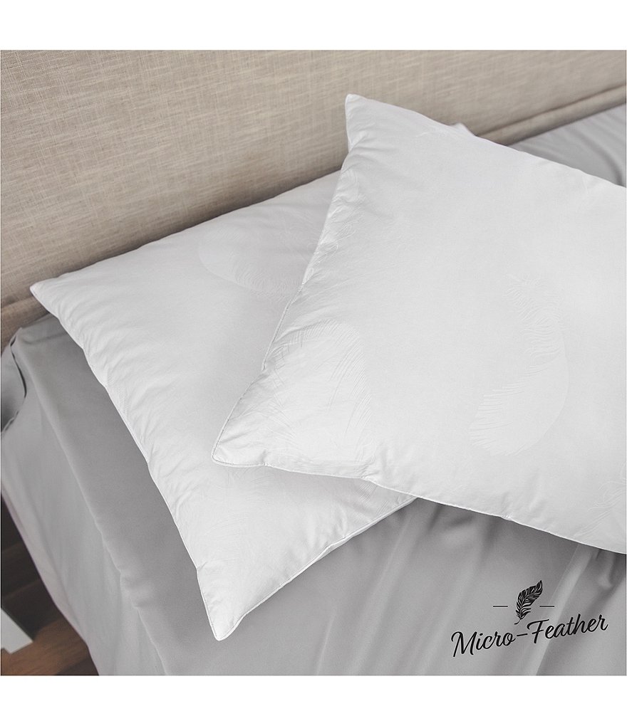 Sensorpedic Micro-Feather Plush Pillow, Set of 2