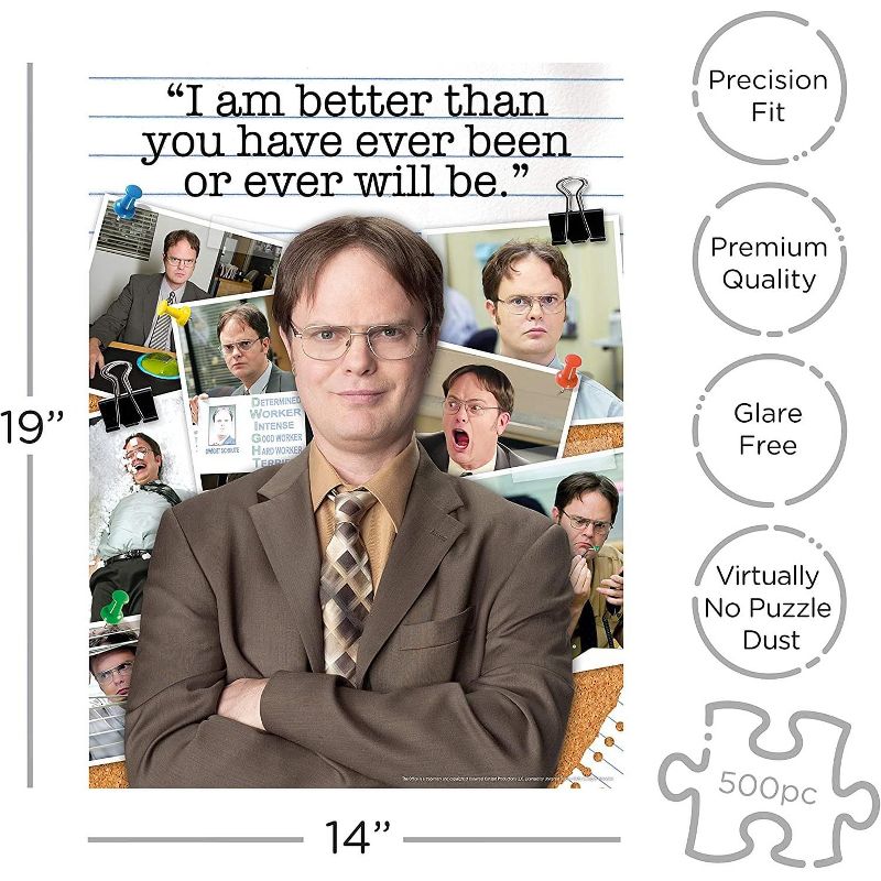 NMR Distribution The Office Dwight Schrute Quote 500 Piece Jigsaw Puzzle