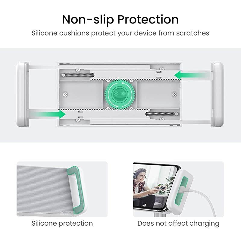 Tablet Stand Holder Height Adjustable Compatible for iPad Holder Desk Mount Dock Compatible for 2018 iPad Pro 12.9 iPad Air 10.5 Mini 4 3 2 Samsung Galaxy Tab A 10.1 Nintendo Switch