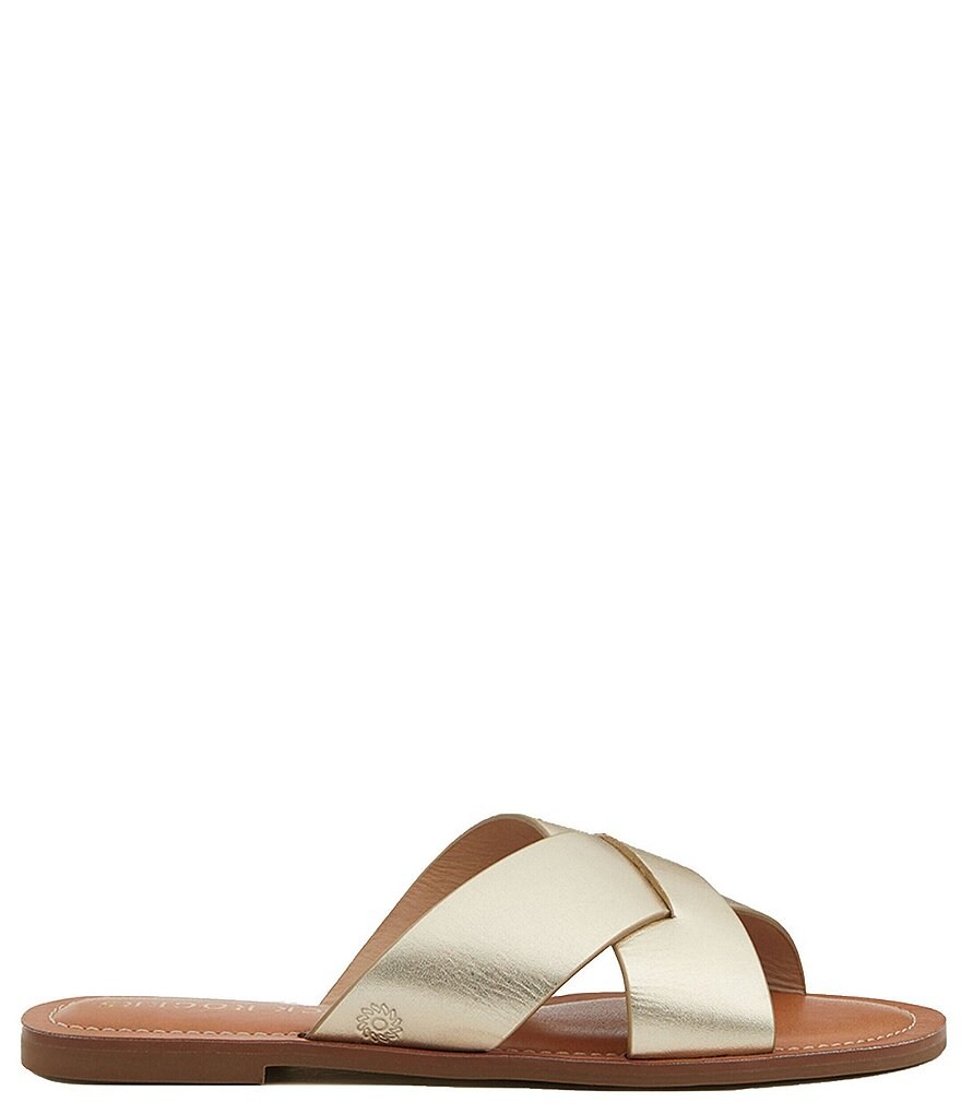 Jack Rogers Slotted Sloane X Band Leather Sandals
