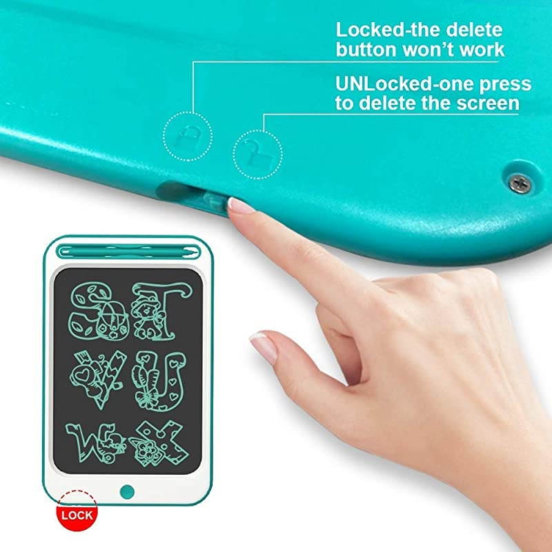 LCD Writing Tablet  12 Inch Digital Ewriter Electronic Graphics Tablet Portable Mini Board Handwriting Pad Drawing Tablet with Memory Lock Suitable for Kids Home School Office