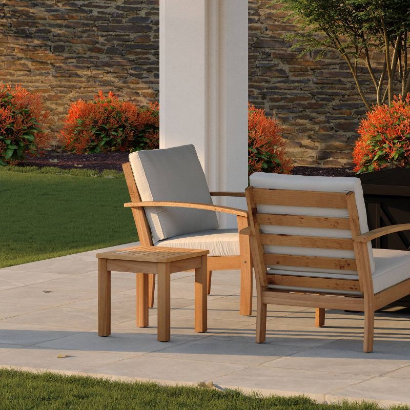 Lio/Oslo Wooden Side Table - Balkene Home