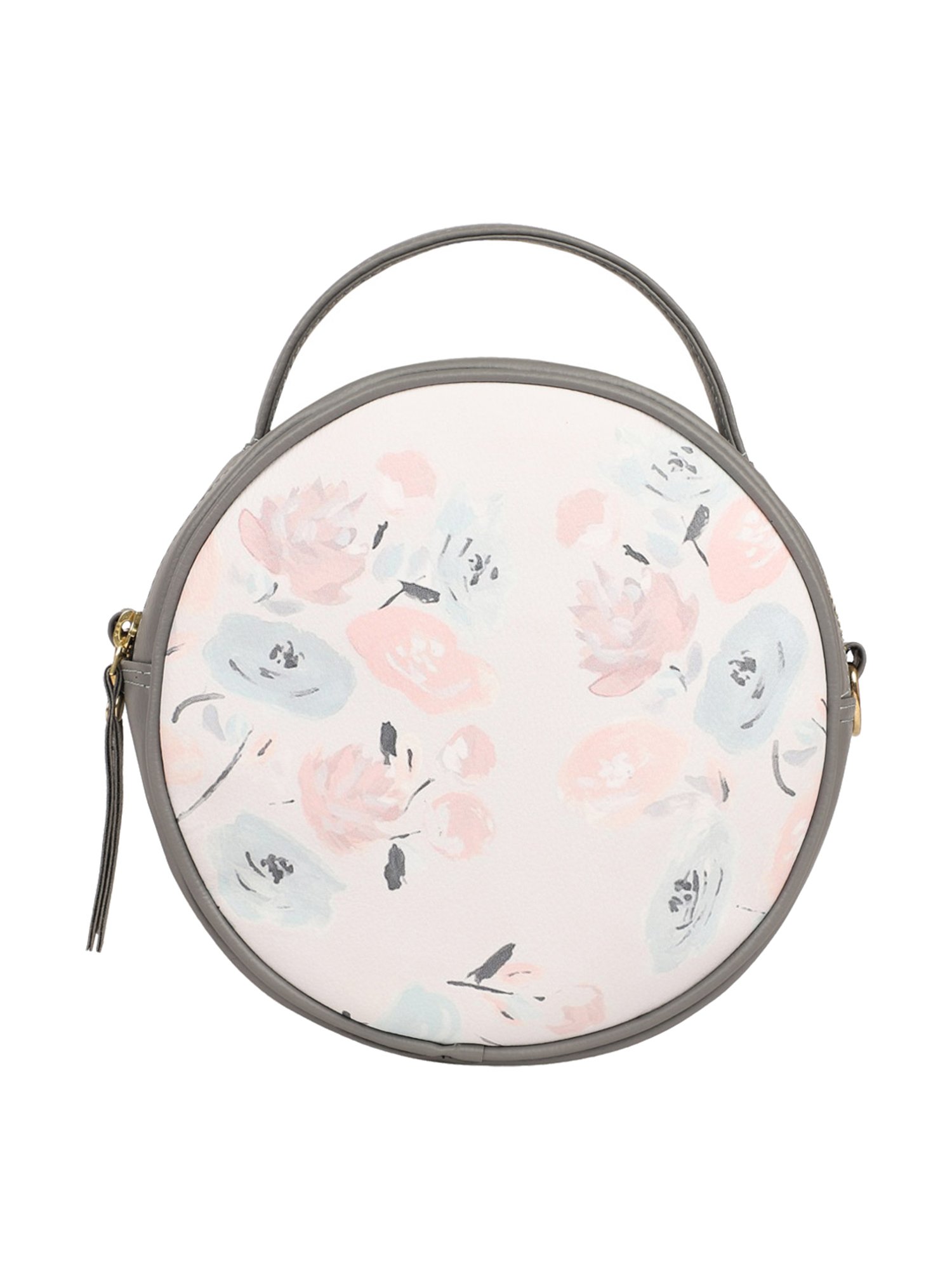 Bagsy Malone Grey Printed Medium Handbag