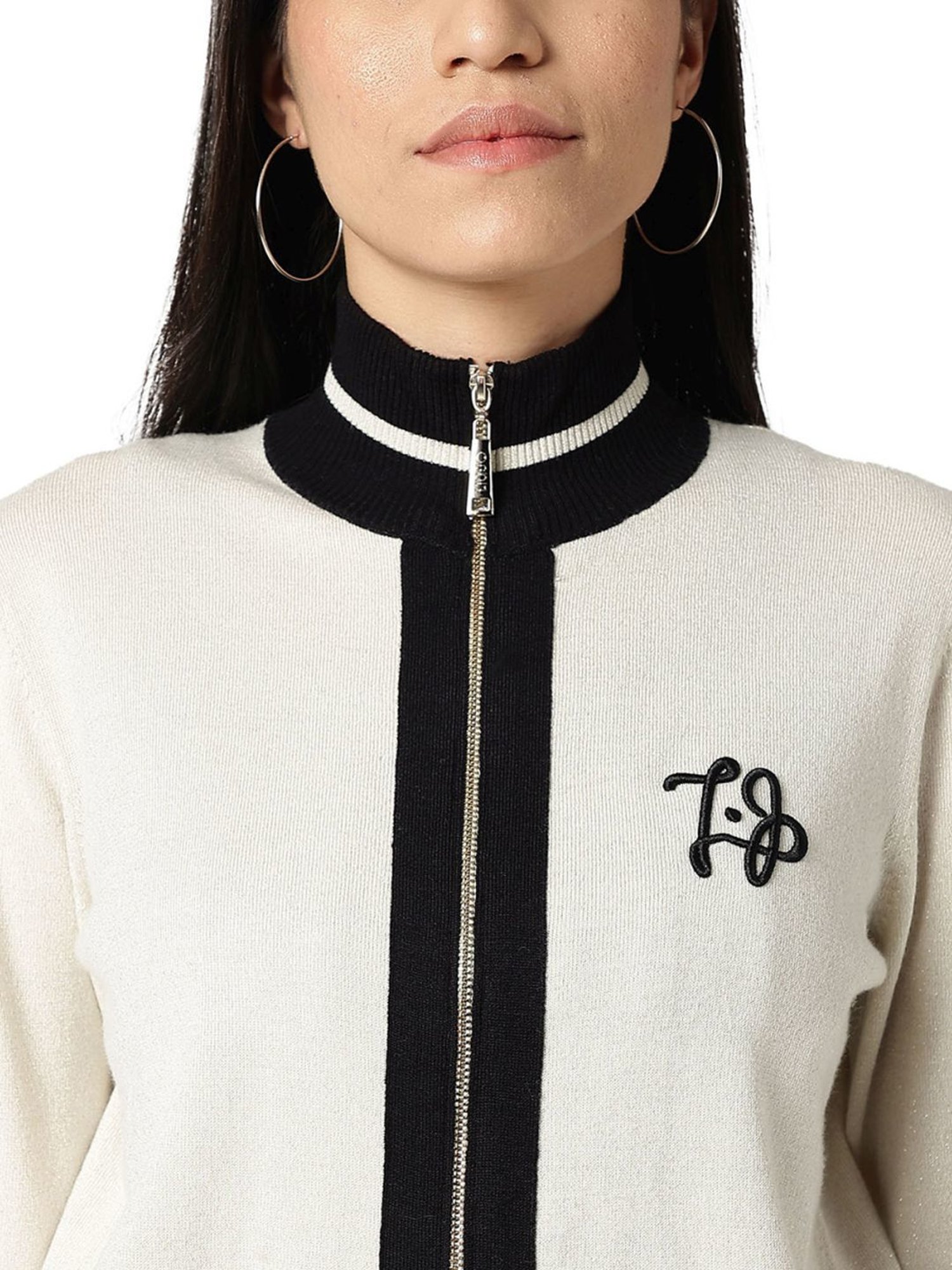 Liu Jo Off White Regular Fit Sweatshirt