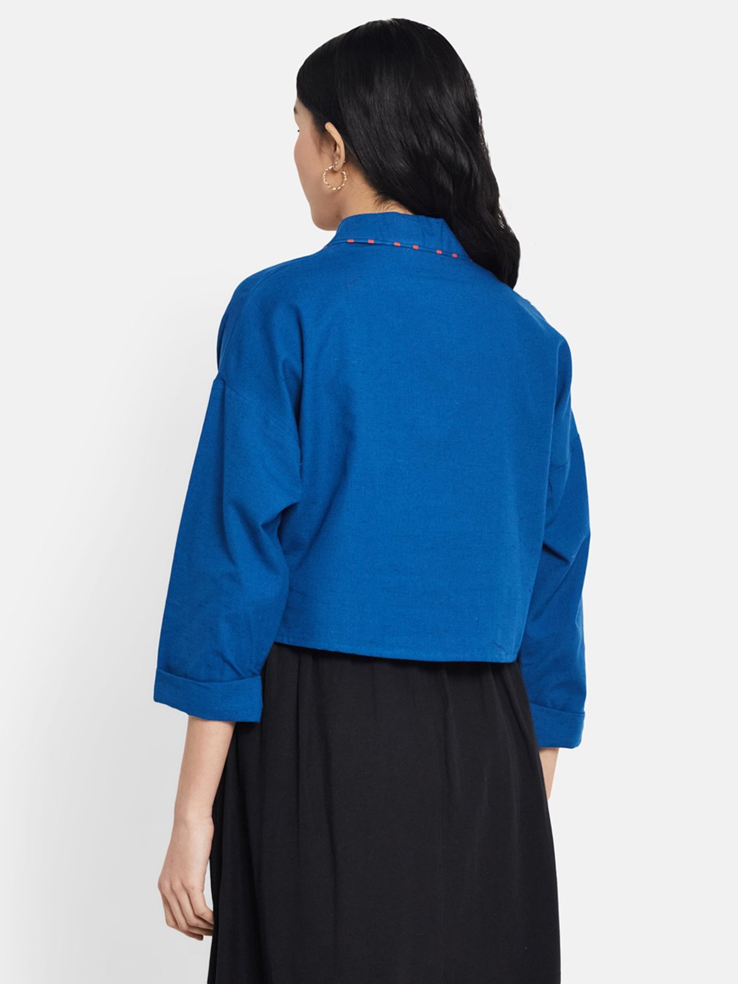 Fabindia Blue Cotton Top