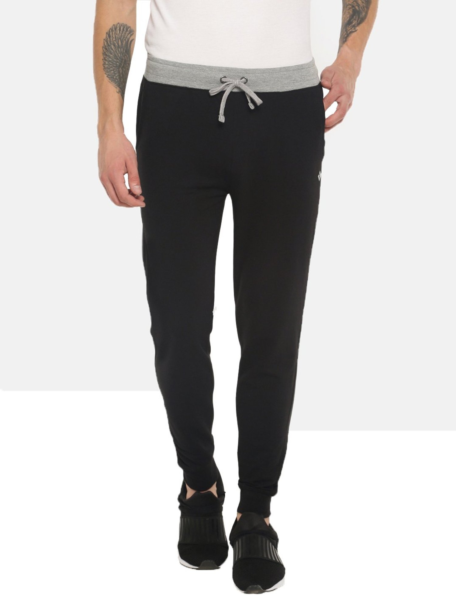 Dollar Black Regular Fit Joggers