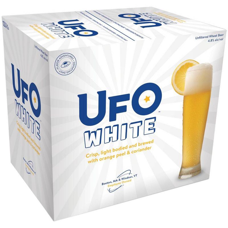 Harpoon UFO White Unfiltered Wheat Beer - 12pk/12 fl oz Bottles