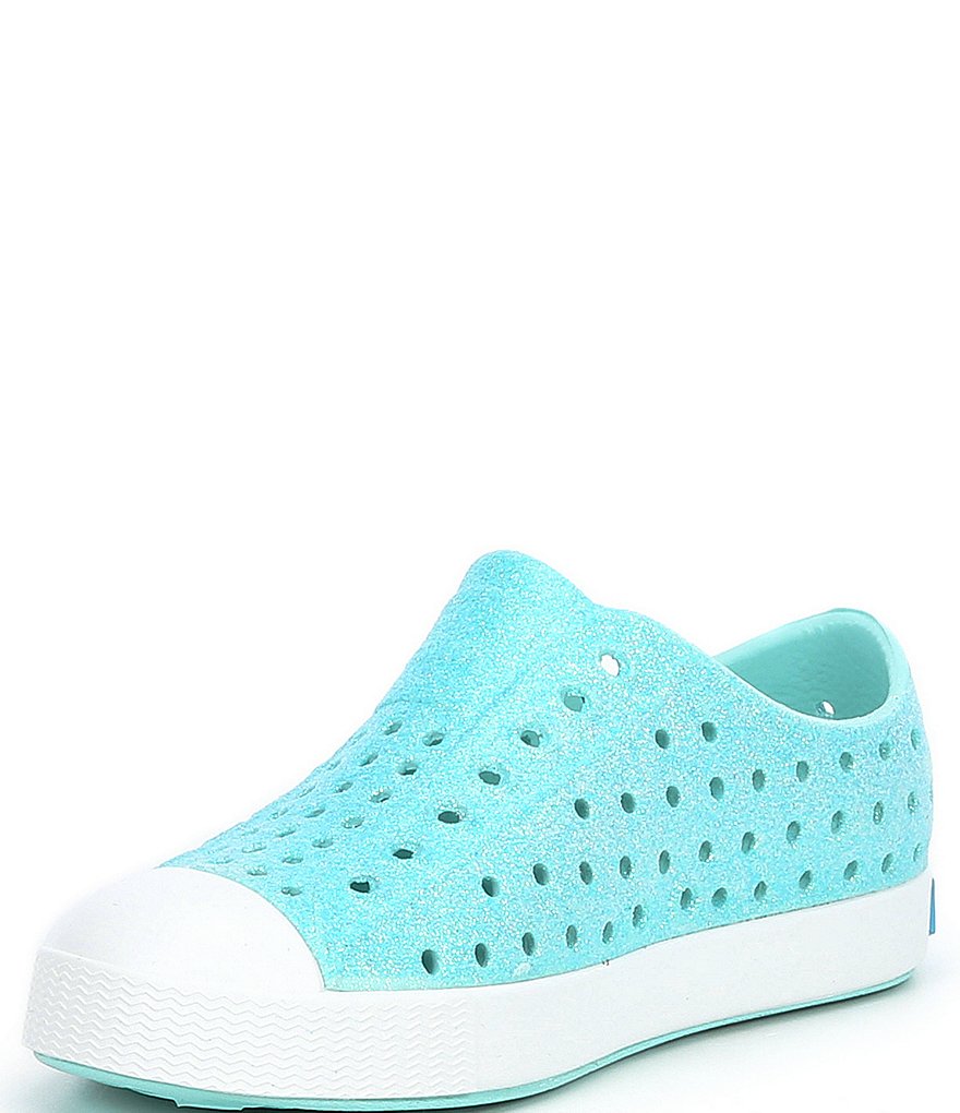 Native Girls' Jefferson Bling Glitter Slip-On Sneakers (Infant)