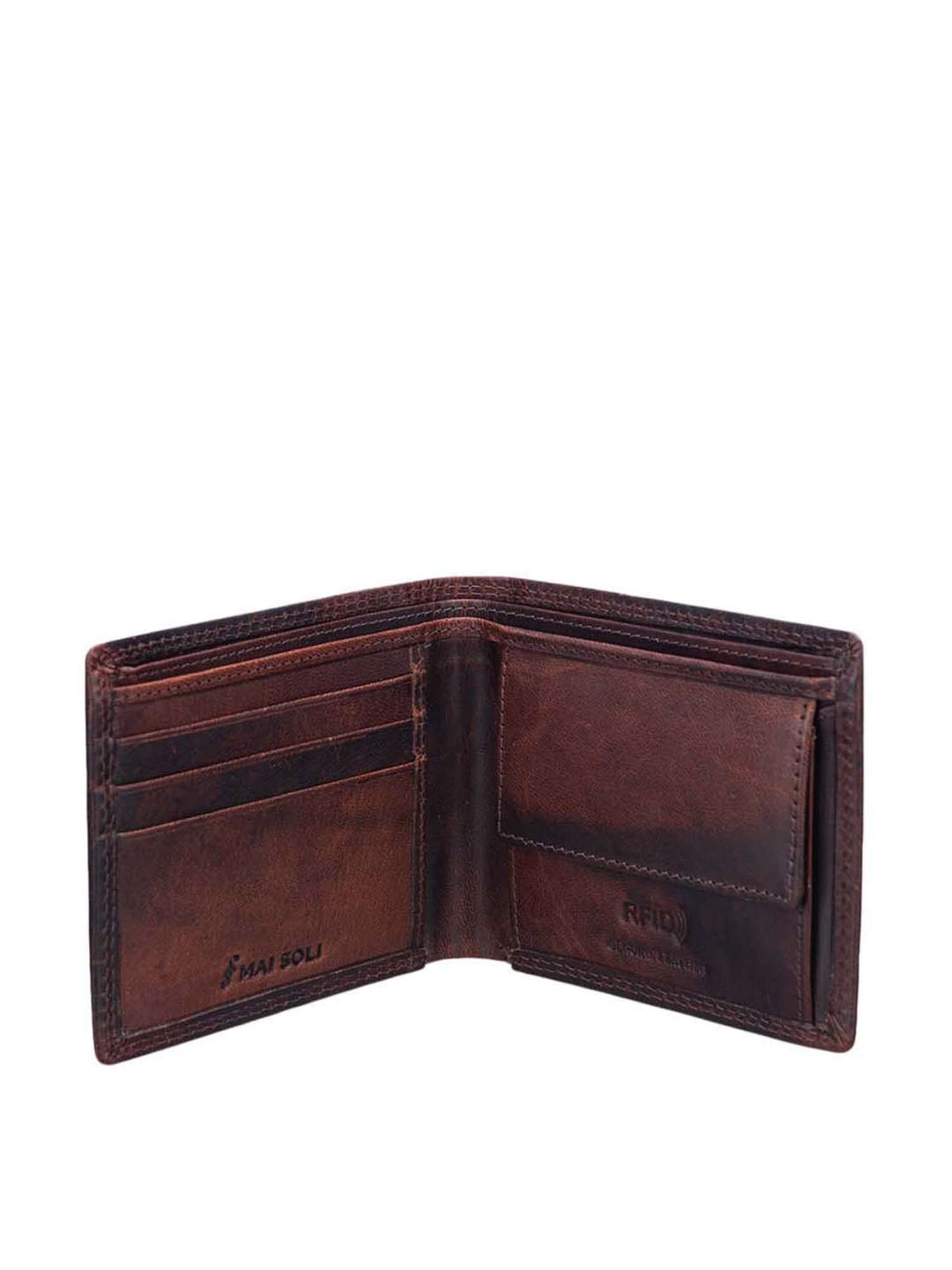 Mai Soli Genuine Leather Bi-Fold Wallet for Men