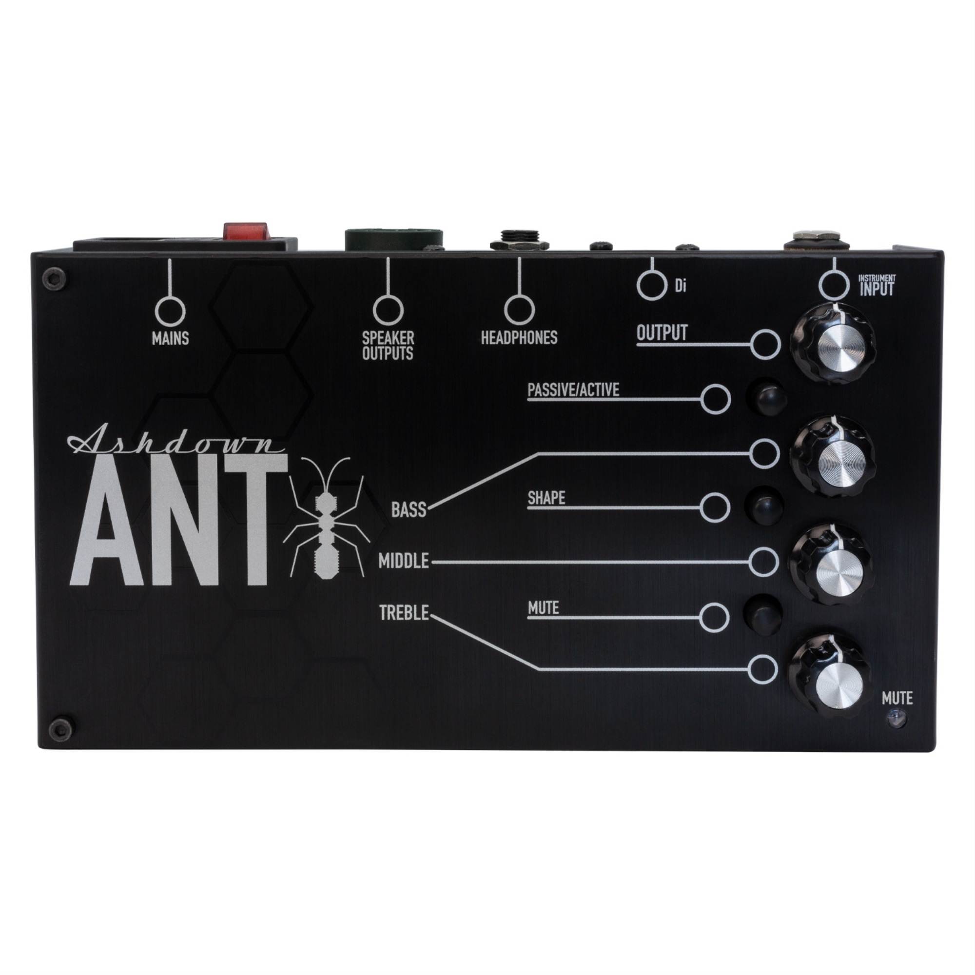 Ashdown ANT200 The Ant. 200 Watt Pedal-board Bass Amplifier