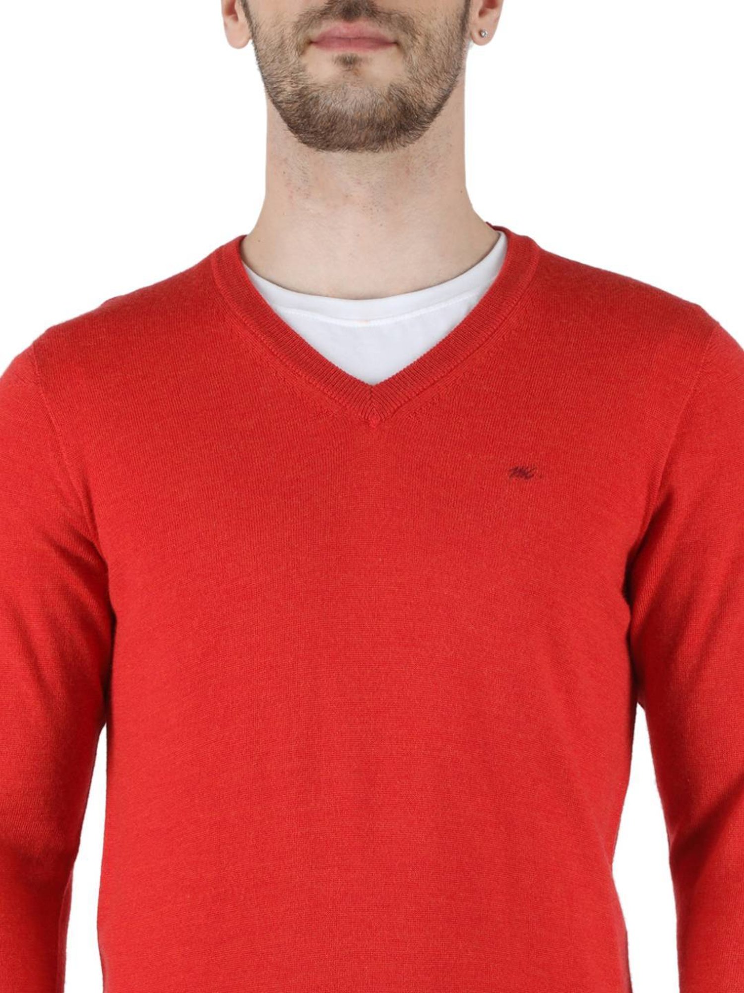 Monte Carlo Red Regular Fit Sweater