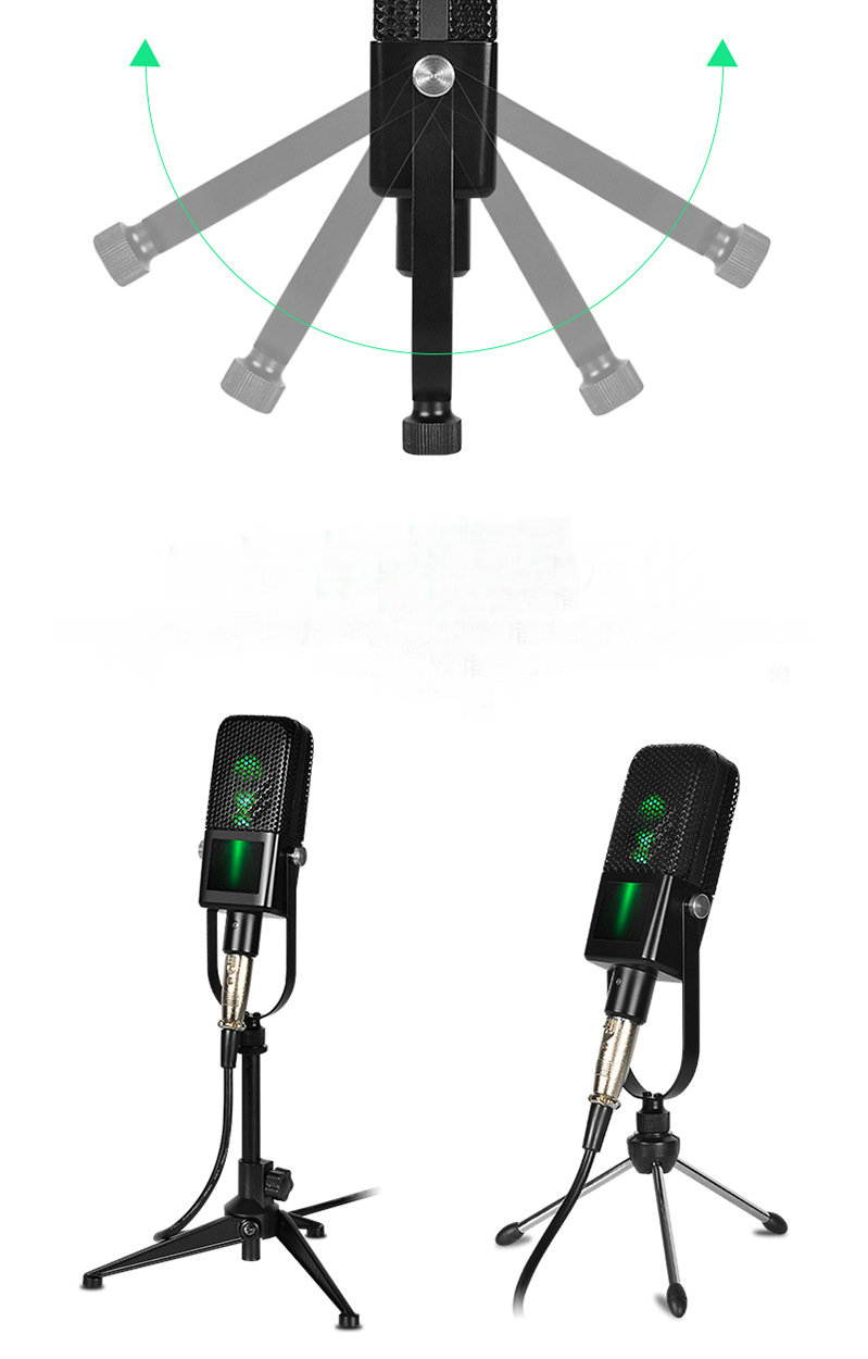 MK 800 Condenser Audio 3.5mm Wired Studio Microphone Vocal Recording Karaoke Microphone Mic For Computer BM800 Updated Mikrofon