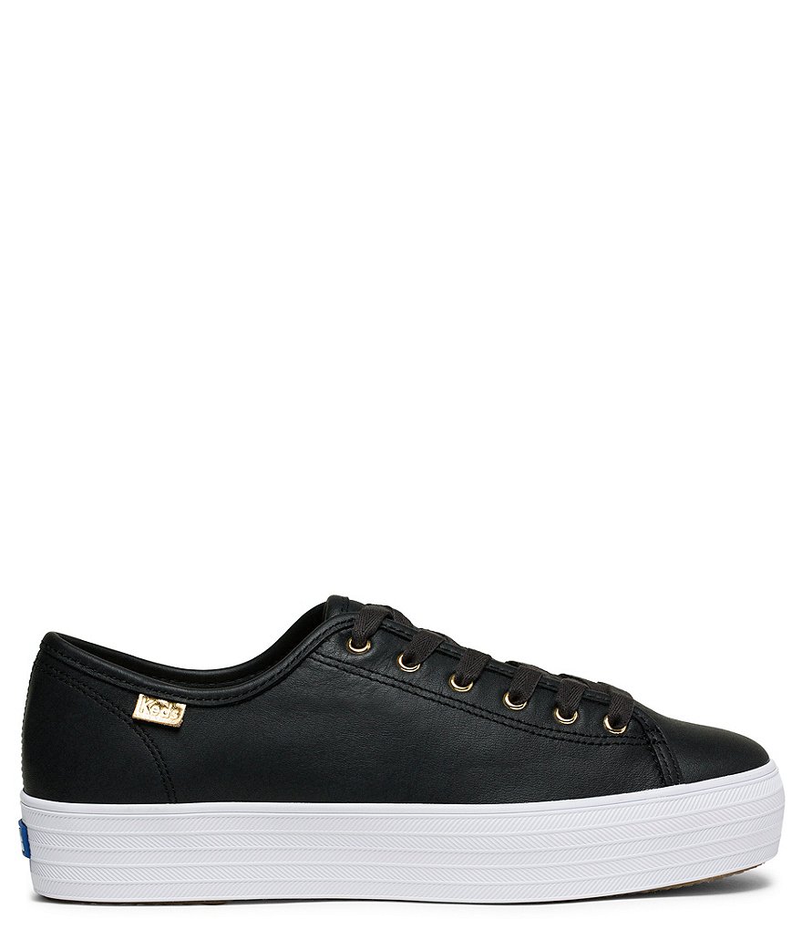Keds Triple Kick Luxe Platform Leather Sneakers