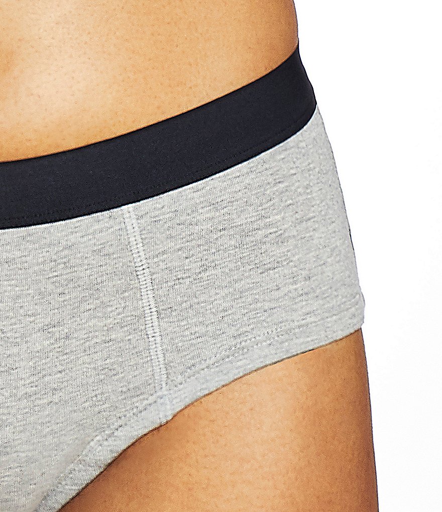 Thinx Super Cotton Absorbent Mid Rise Brief Period Panty