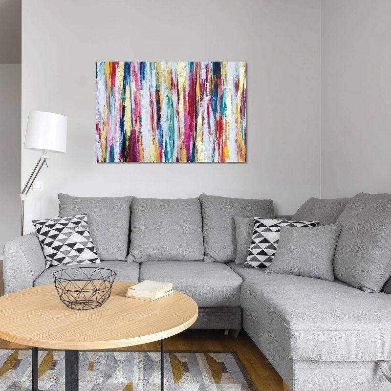 Thoughts Full of Colors by Nikki Chauhan Unframed Wall Canvas - iCanvas