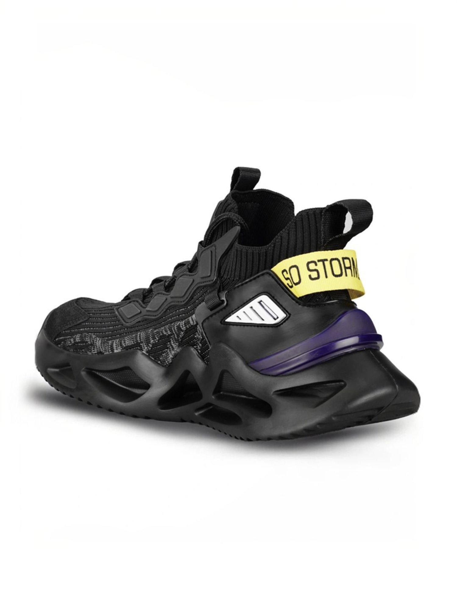 Atom Men's Black Running Shoes