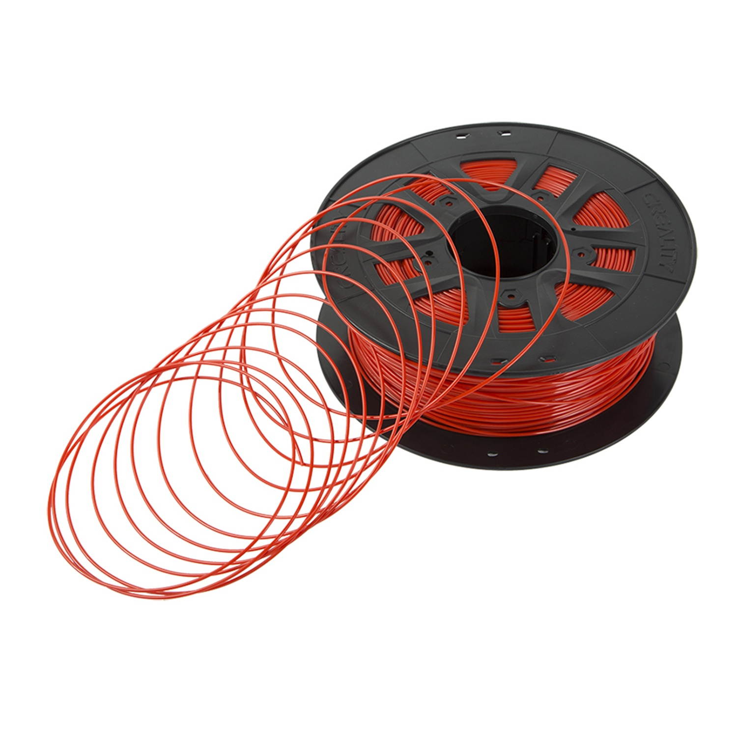 Creality 3D Printer PLA Filament 1.75mm 1kg/2.2lbs Filament Dimensional Accuracy +/- 0.02 mm, Red