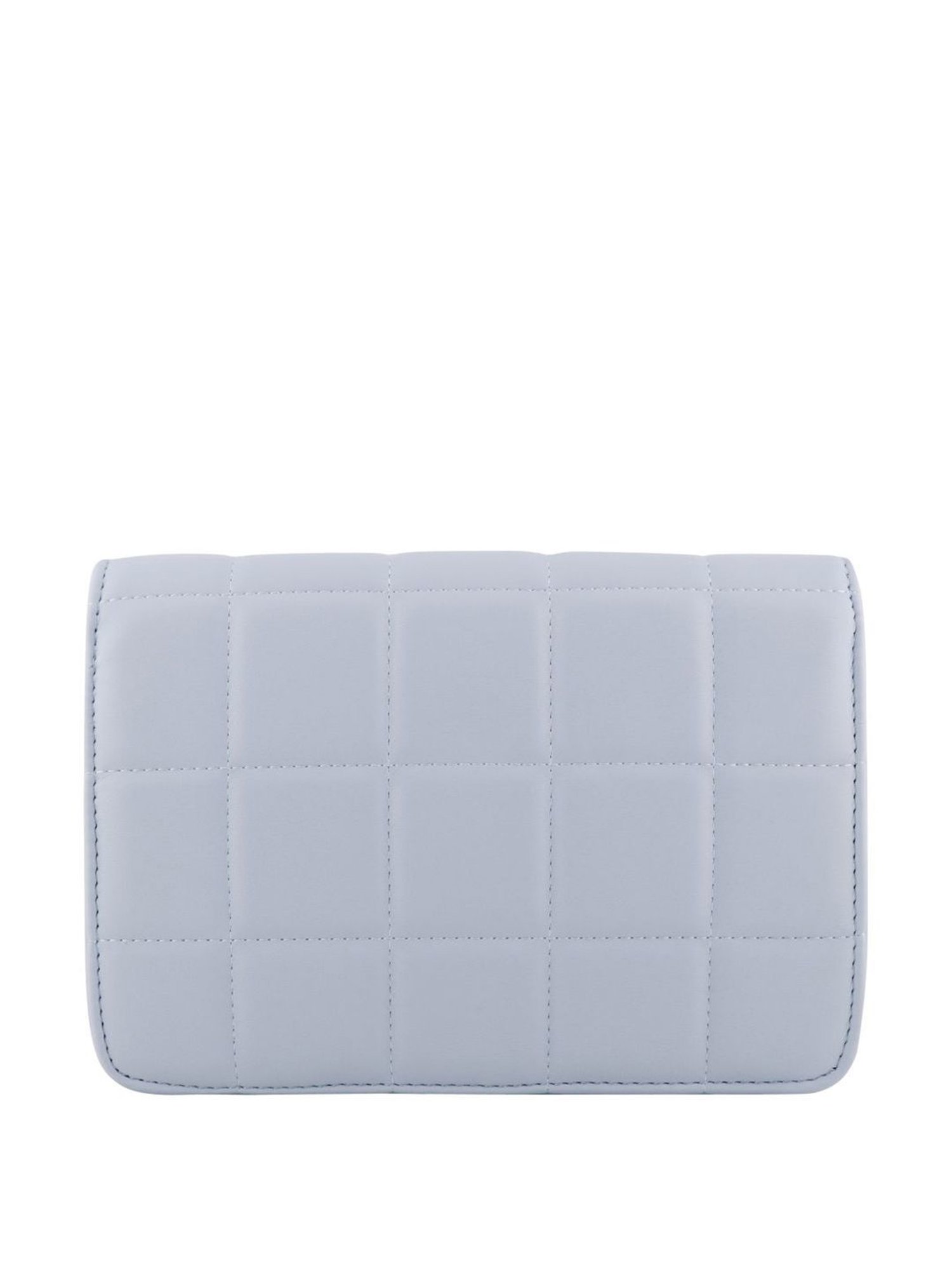 Lino Perros Blue Quilted Medium Sling Handbag