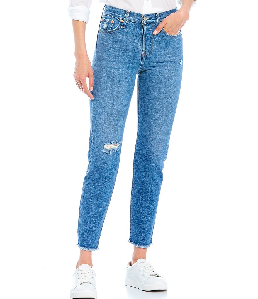 Every Straight Leg Ankle Crop Front Zipper Jeans