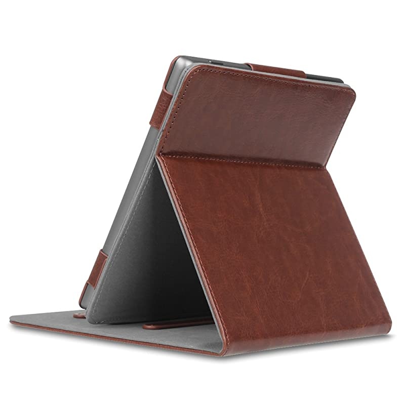 Flip Case for Kindle Oasis 10th and 9th Gen 2019 2017 Release Multi Angle Hands Free Viewing Stand Cover Auto Wake Sleep Function for 2017 Version Only Not for 2019 Version Brown