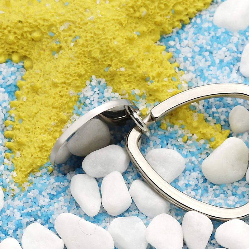 Best Friend Gifts Sister Key Chain Family Gifts for Women Girl Not Sisters by Blood But Sisters by Heart