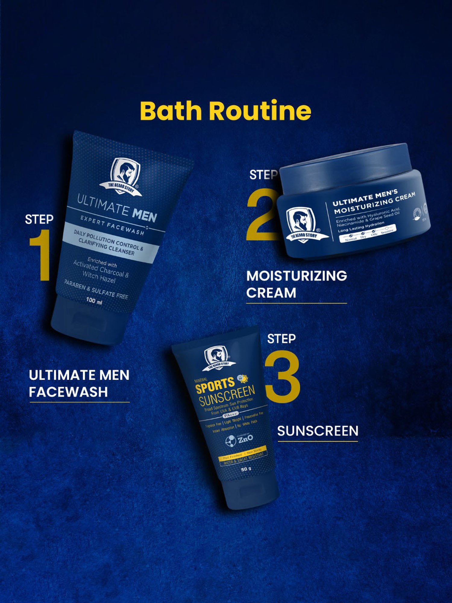 The Beard Story Ultimate Men Expert Face Wash - 100 gm