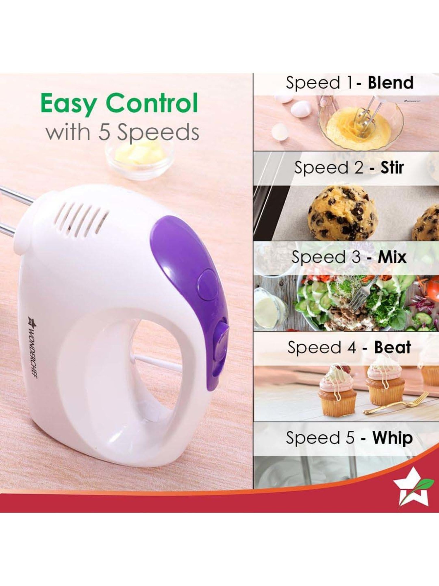Inalsa 1200W Hand Blender