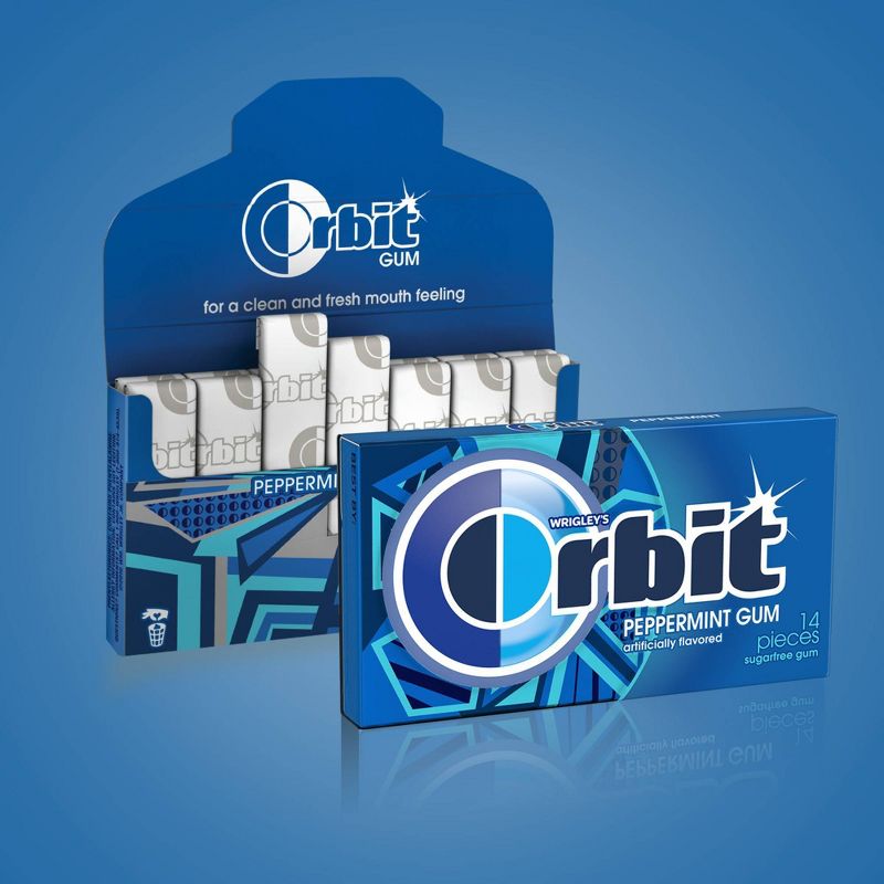 Orbit Peppermint Sugar Free Gum Single Pack - 14 Piece