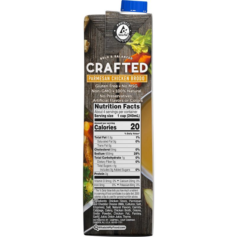 Swanson Crafted Parmesan Chicken Brodo - 32oz