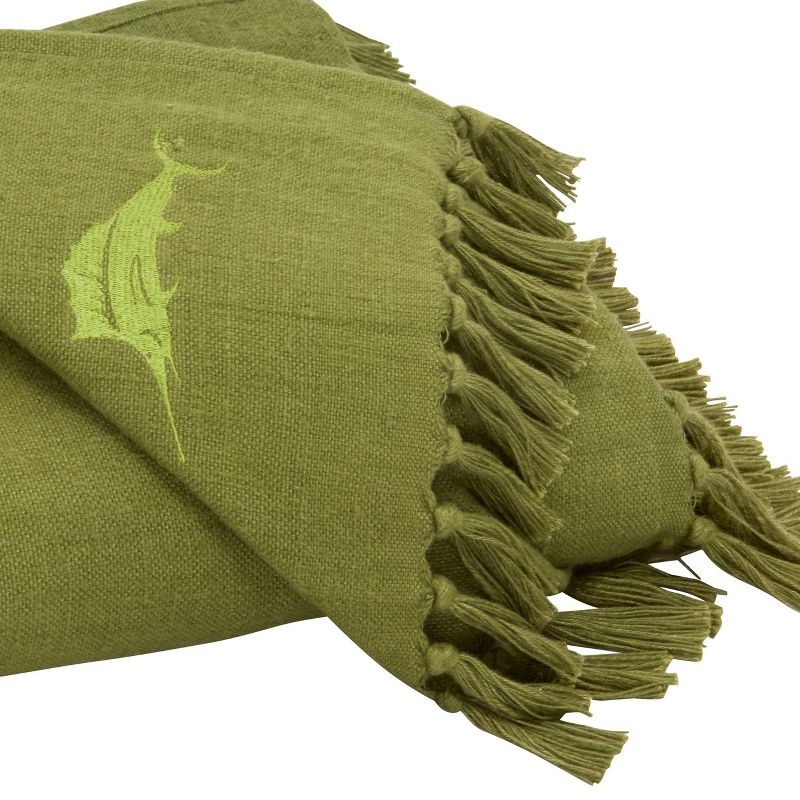 50"x60" Island Essentials Throw Blanket Green - Tommy Bahama