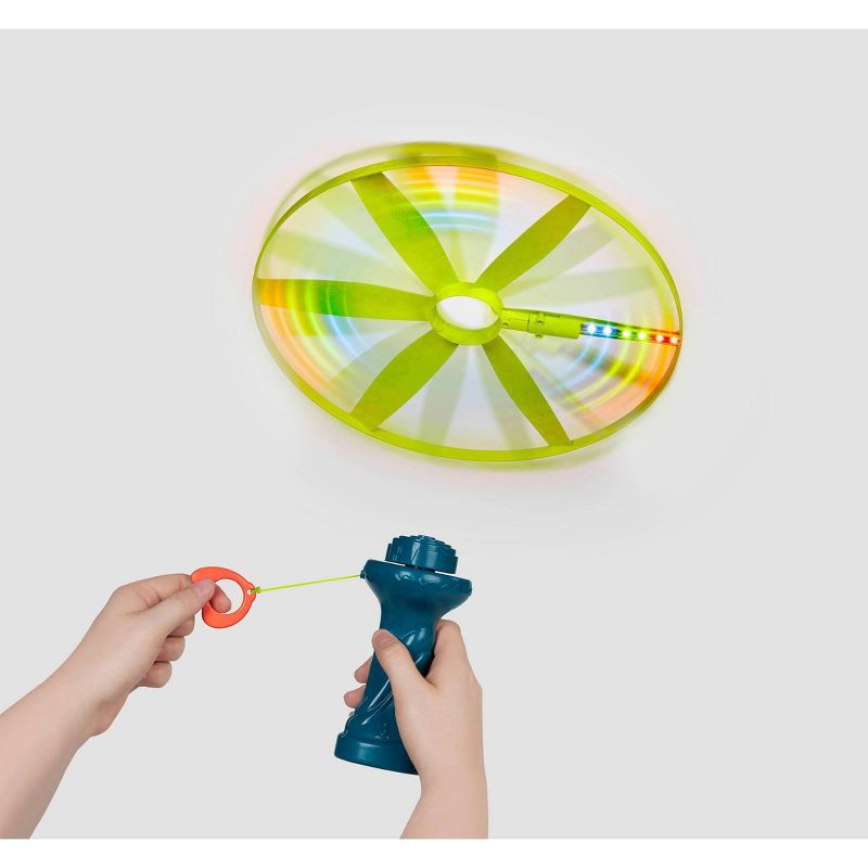 B. toys Flying Disc with Launcher Disc-Oh Flyers